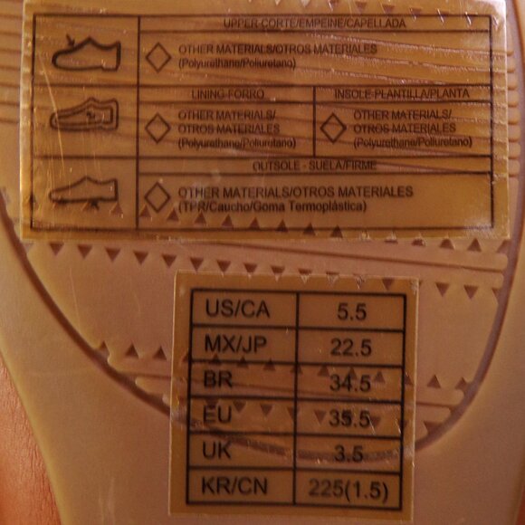 FOREVER 21 size 5.5 light-cognac almond-toe ballet flats all synthetic materials - Picture 16 of 16